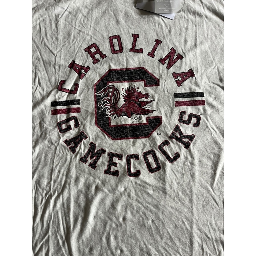 Gameday Couture South Carolina Gamecocks Graphic T-Shirt White Garnet Large NWT - Picture 2 of 4